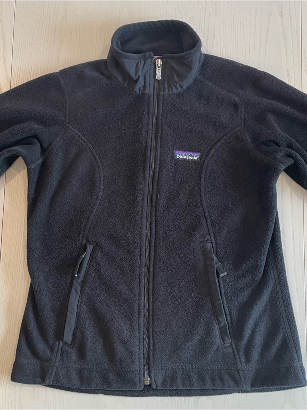 Patagonia Womens Synchilla Windproof Jacket Style 28365 Black XS - Picture 2 of 7